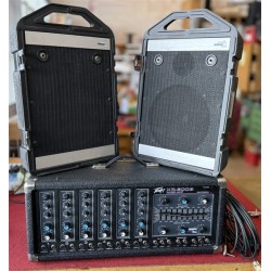 Sono Peavey 2×300Watt avec 2 haut-parleurs - Occasion