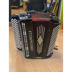 Accordéon Crucianelli 3 voix  noir - 120 basses - Occasion