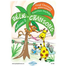 Zélie-Chansons volume 2 - Recueil et CD