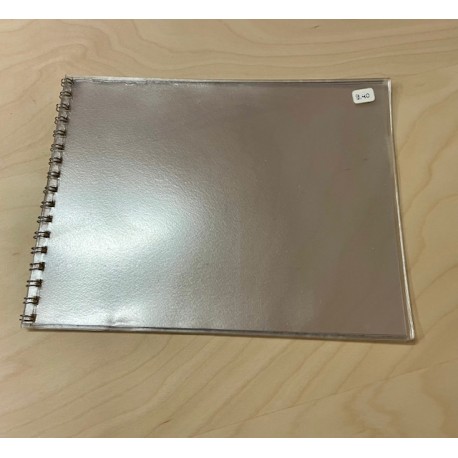 fourres transparentes reliées par anneaux - 5 fourres