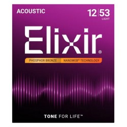Cordes Acoustique Elixir Nanoweb 13-56 Medium