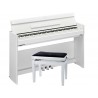 Pack Piano + Tabouret - YAMAHA Arius - YDP-S55 Blanc Mat