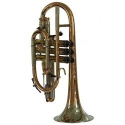 Cornet sib GENEVA Cardinal avec trigger - Verni, gravé
