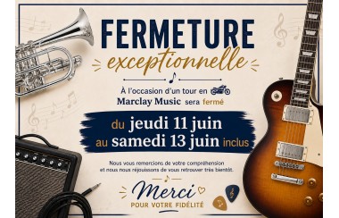 Fermeture exceptionnelle